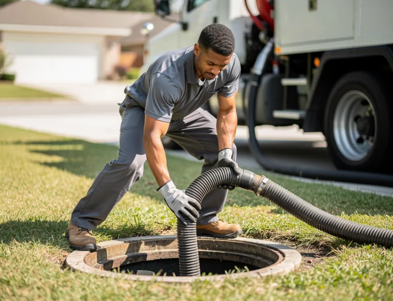 Septic Tank Pumping service in Pearland